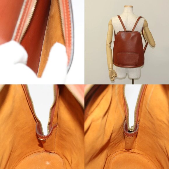 LOUIS VUITTON Epi Coblanc Shoulder Bag Brown M52293 LV Auth 120747 - Picture 12 of 14
